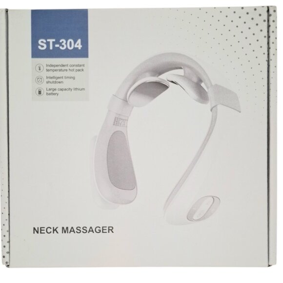 Unbranded Other - ST-304 Electric Pulse Neck Massager w/ Heat Pain Relief Rechargeable Wellness